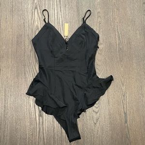 NWT Skims Soot Silk Teddy - Size XXS